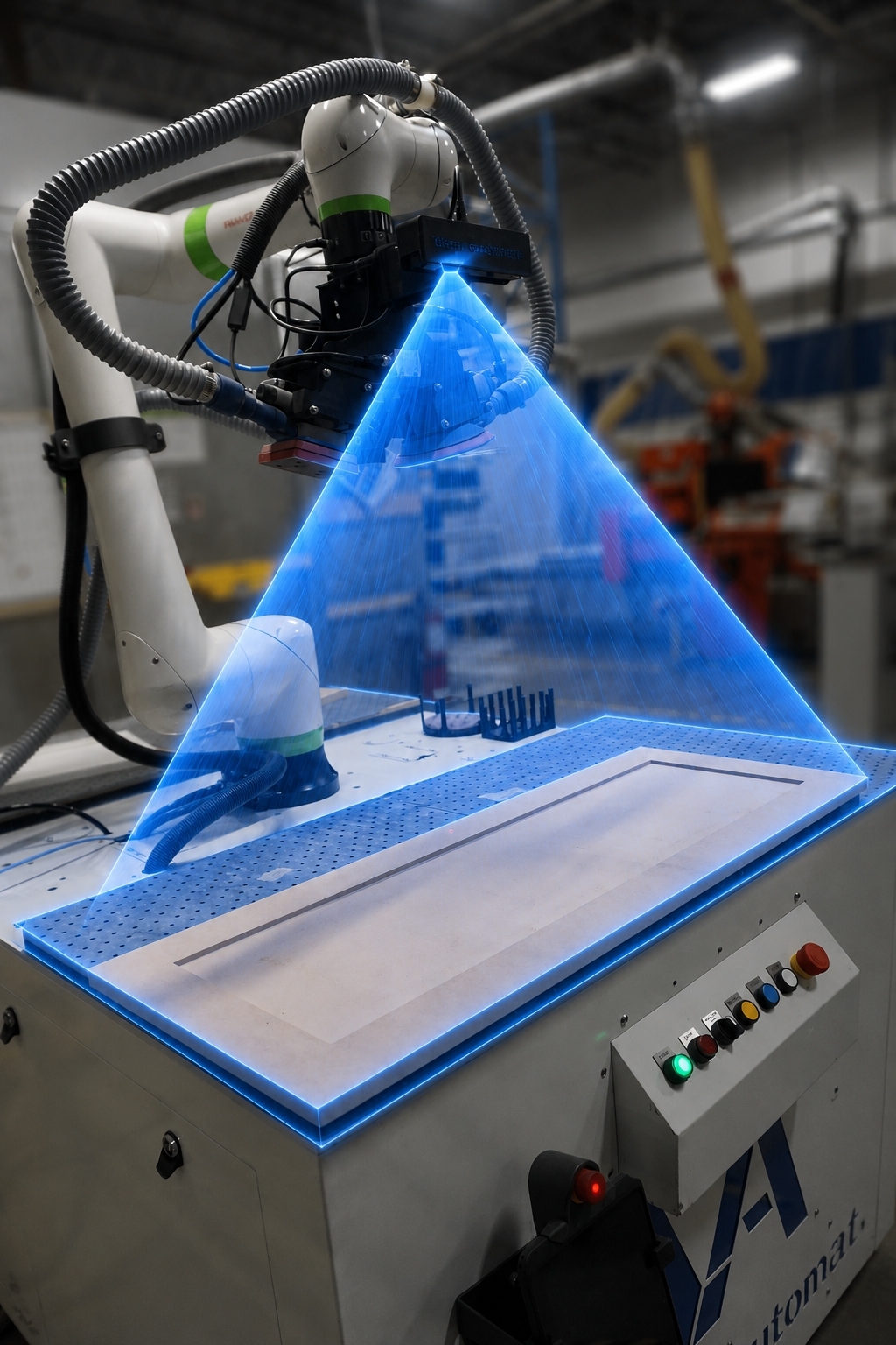 Robotic sanding vision scan